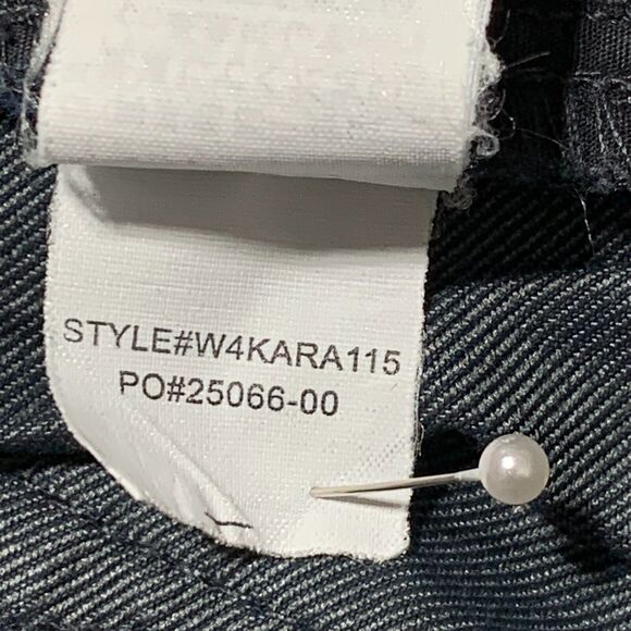 Prana Slim Straight Leg Jeans Women 10‎ Blue Pockets Waxy Stretch v43 - Picture 10 of 13